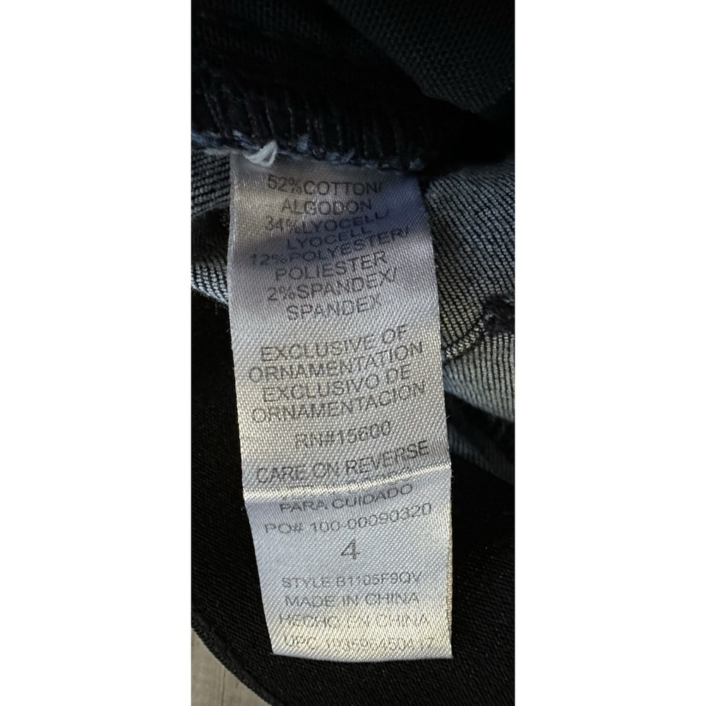 Democracy Jeans Womens Ab Solution Skinny Dark Wash Denim Size 4 - Picture 5 of 12